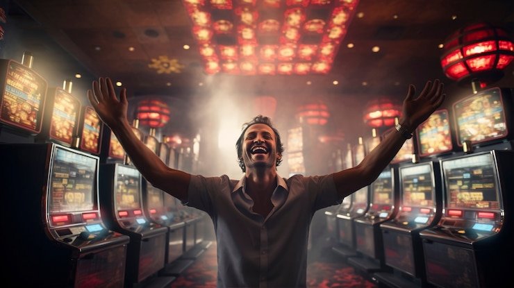 Antarmuka platform omotogel menampilkan berbagai permainan kasino langsung dan slot