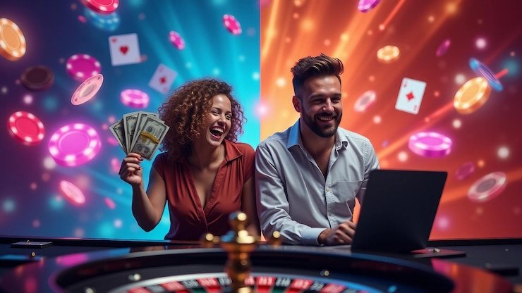 Studio live dealer omotogel dengan kamera HD dan dealer profesional